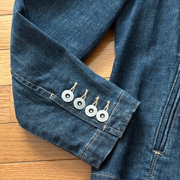 Liz Claiborne Indigo Denim Jacket - Picture 4 of 7